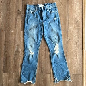MOTHER brand Jeans The Insider Ankle Chew